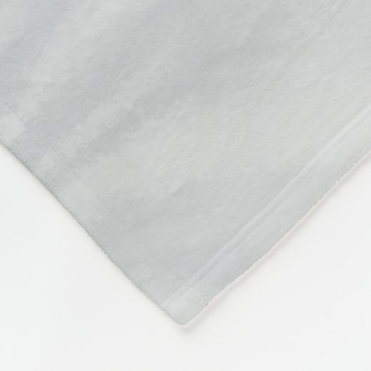 Tie Dye | Modern minimalistisch grijs monogram Fleece Deken (Hoek)