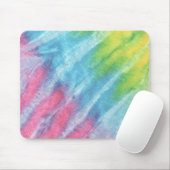 Tie Dye Modern roze Blauwgroen Boho Muismat (Met muis)