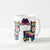 Tie Dye Moose Koffiemok (Voorkant rechts)
