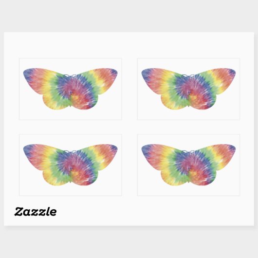 Tie Dye Moth Sticker (Vel)