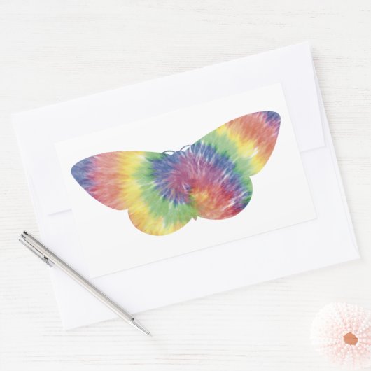 Tie Dye Moth Sticker (Envelop)