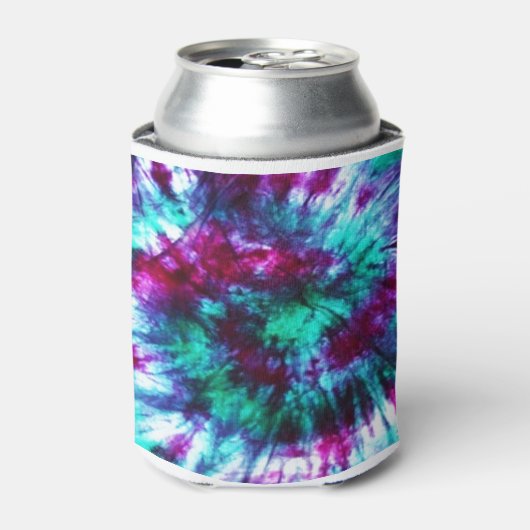 Tie Dye multicolor Blikjeskoeler (Blikje Voorkant)