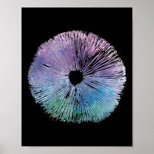 Tie Dye Mushroom Pet Spore Wild Mushrooms Cottagec Poster