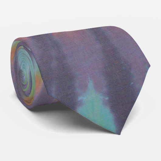 Tie Dye Neckties Big Swirl Stropdas (Opgerold)