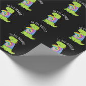 Tie-dye-nosaurus Grappige Dinosaurus Woordgrap Don Cadeaupapier (Hoek)