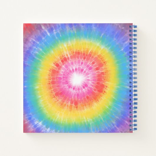 Tie Dye Notitieboek (Achterkant)
