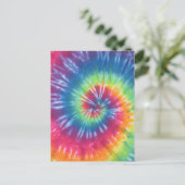 Tie Dye One Briefkaart (Staand voorkant)