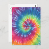 Tie Dye One Briefkaart (Voorkant / Achterkant)