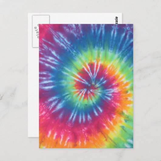 Tie Dye One Briefkaart (Voorkant / Achterkant)