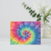 Tie Dye One Briefkaart (Staand voorkant)