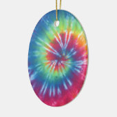 Tie Dye One Keramisch Ornament (Links)