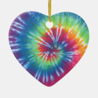 Tie Dye One Keramisch Ornament