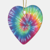 Tie Dye One Keramisch Ornament (Links)