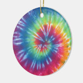 Tie Dye One Keramisch Ornament (Links)