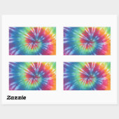 Tie Dye One Rechthoekige Sticker (Vel)