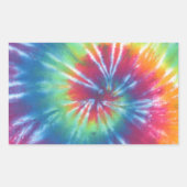 Tie Dye One Rechthoekige Sticker (Voorkant)