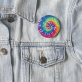 Tie Dye One Ronde Button 5,7 Cm (In situ)