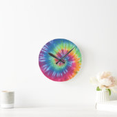 Tie Dye One Ronde Klok (Huis)