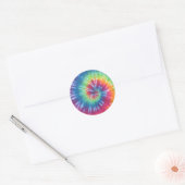 Tie Dye One Ronde Sticker (Envelop)