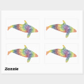 Tie Dye Orca Sticker (Vel)
