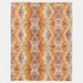 Tie Dye Organic Art Fleece Deken (Voorkant)