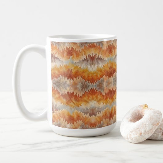 Tie Dye Organic Art Koffiemok (Met donut)