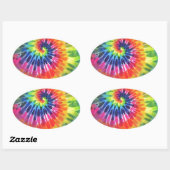 Tie Dye Ovale Sticker (Vel)