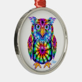 Tie Dye Owl Ornament (Rechts)