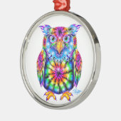 Tie Dye Owl Ornament (Links)