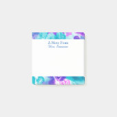 Tie Dye Paars Blue - Aangepaste notities Post-it® Notes (Voorkant)