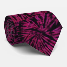Tie-Dye Paars Roze Zwart Hippie Retro Patroon
