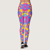 Tie Dye Panseksuele Pride Broek Leggings (Achterkant)