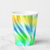 Tie Dye Paper Cups Papieren Bekers (Links)