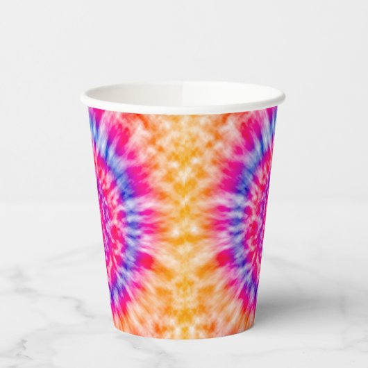Tie Dye Papieren Bekers (Links)