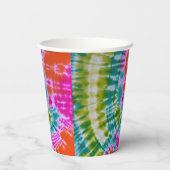 Tie Dye Papieren Bekers (Achterkant)