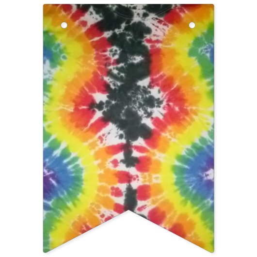 Tie Dye party bunting Vlaggetjes (Tweede vlag)