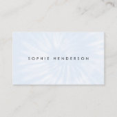 Tie Dye | Pastel Blue Modern Boho Hippie Visitekaartje (Voorkant)