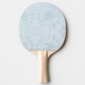 Tie Dye | Pastel Blue Modern Stylish Monogram Tafeltennisbatje (Voorkant)