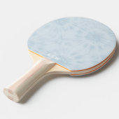 Tie Dye | Pastel Blue Modern Stylish Monogram Tafeltennisbatje (Voorkant Gekanteld)
