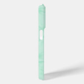 Tie Dye | Pastel Mint Green Monogram iPhone Case (Achterkant / Rechts)
