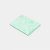 Tie Dye | Pastel Mint Green Monogram Post-it® Notes (Schuin)