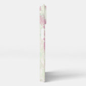 Tie Dye | Pastel roze munt groen monogram iPhone Hoesje (Rechterkant)
