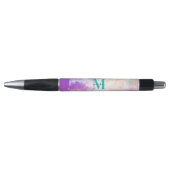 Tie Dye Pastel Roze Sinaasappel Blauwgroen Paarse  Pen (Voorkant)