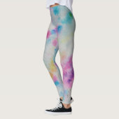 Tie Dye Pastel Waterverf Leggings (Links)