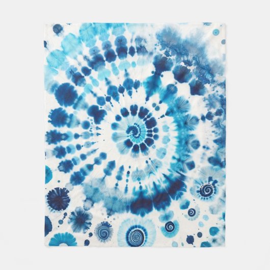 Tie Dye Pattern Fleece Deken (Voorkant)