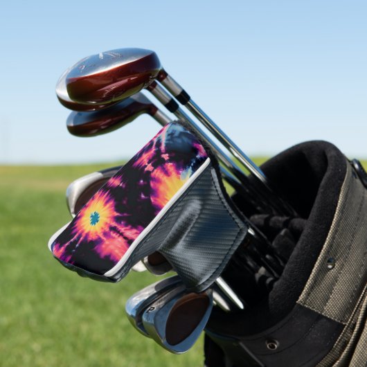 Tie Dye Pattern Golfheadcover (Insitu)