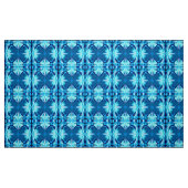 Tie Dye Pattern in Indigo en Ice Blue Stof (Fat Quarter)