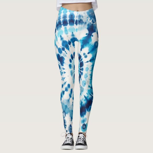 Tie Dye Pattern Leggings (Voorkant)
