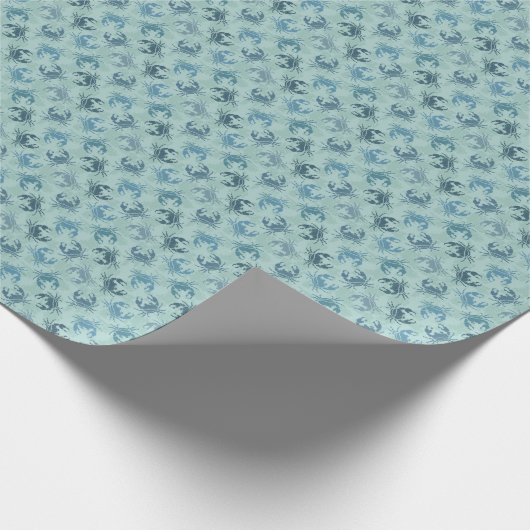 Tie Dye Pattern Of Crabs Cadeaupapier (Hoek)