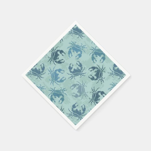 Tie Dye Pattern Of Crabs Servet (Hoek)